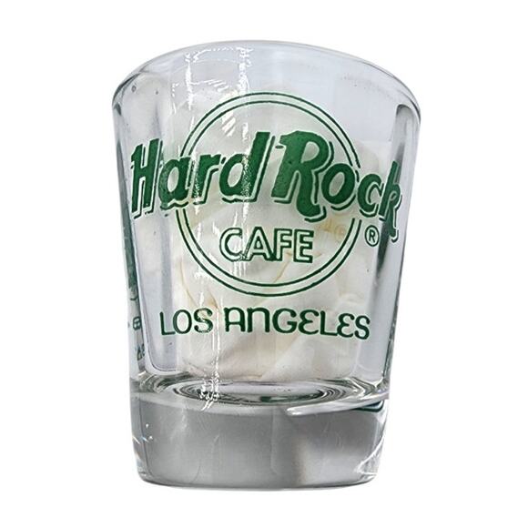 Vintage 2002 Hard Rock Cafe Los Angeles St. Patty's Day Shamrock Shot Glass - Picture 1 of 8